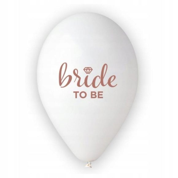 Balony na Wieczór Panieński BRIDE TO BE Białe Dekoracje 5 szt. PREMIUM - Image 2