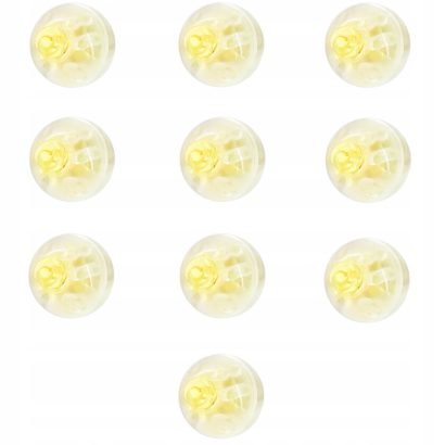 DIODY LED DO BALONÓW ŚWIATEŁKA LAMPKI ŚWIATŁO CIEPŁE BIAŁE URODZINY 10SZTUK